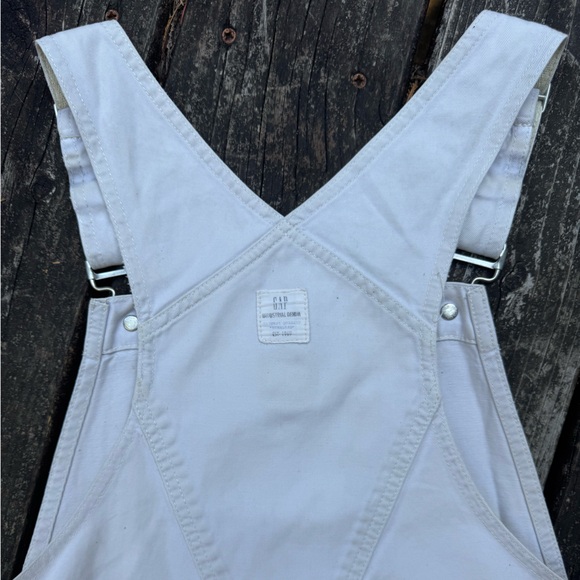 GAP Women's Light Gray Denim Overalls - Picture 4 of 8